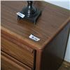 Image 2 : Two-Drawer Nightstand, Oak Veneer