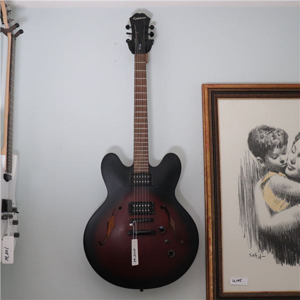 Epiphone Dot Studio Semi-Hollow Electric Guitar, Wine Red Satin