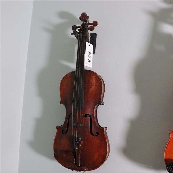 Full-Size Unlabelled Violin, European, c. Late 19th–Early 20th Century