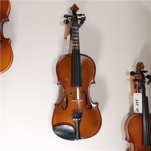 Modern 4/4 Student Violin with Fretless Finger Guide