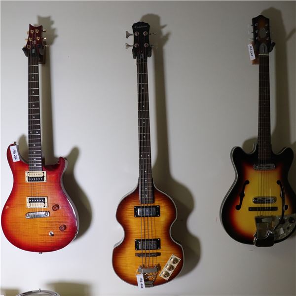 Epiphone Viola Hollowbody Electric Bass Guitar, Sunburst