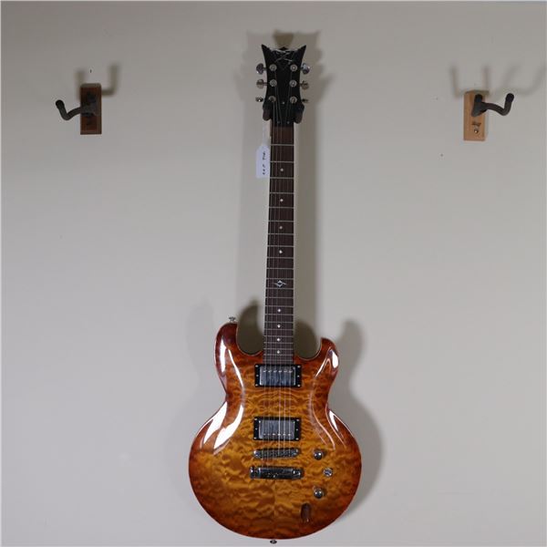 Modern Solid-Body Electric Guitar, Double Cutaway, Sunburst Finish
