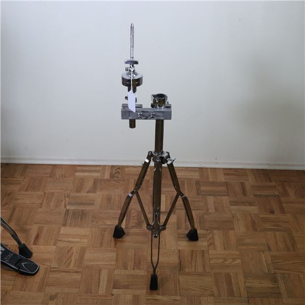 Chromed Hi-Hat Cymbal Stand for Drum Kit