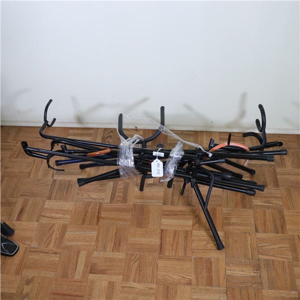 Lot of Folding Metal Guitar or Instrument Floor Stands