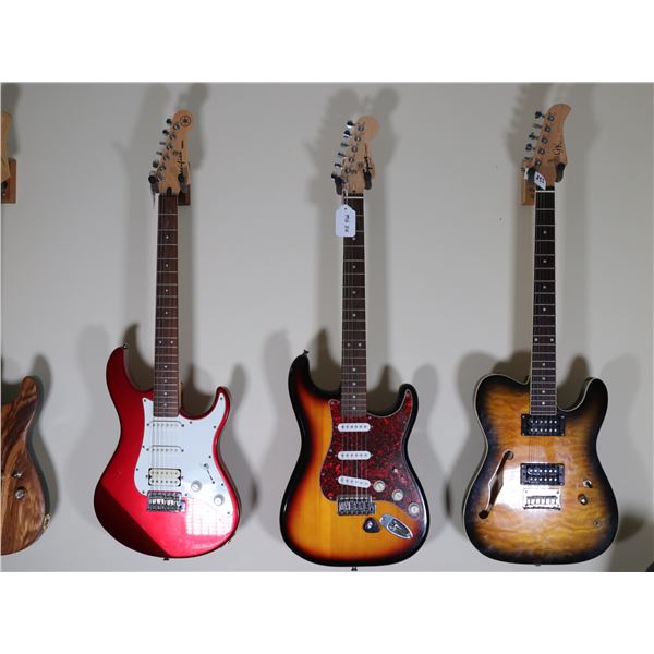 Squier STRAT by Fender Electric Guitar, Sunburst