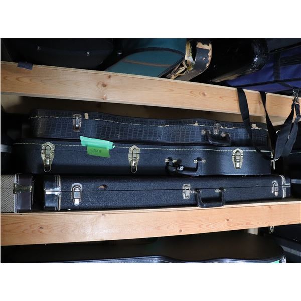 Set of Three Hard-Shell Guitar Cases