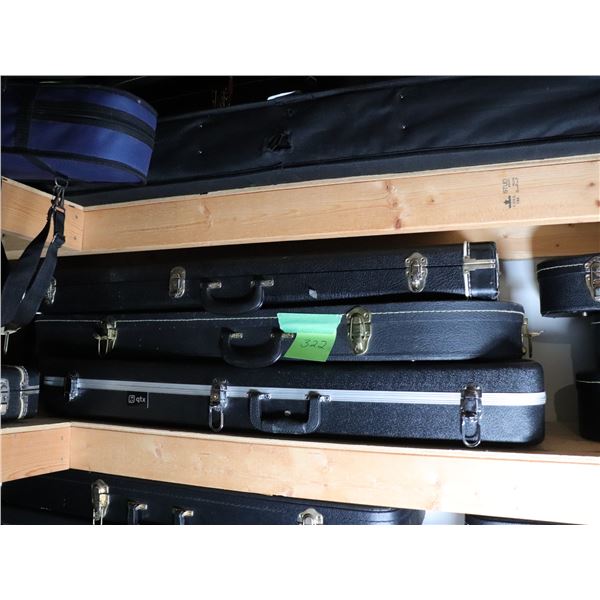 Three Used Hardshell Guitar Cases