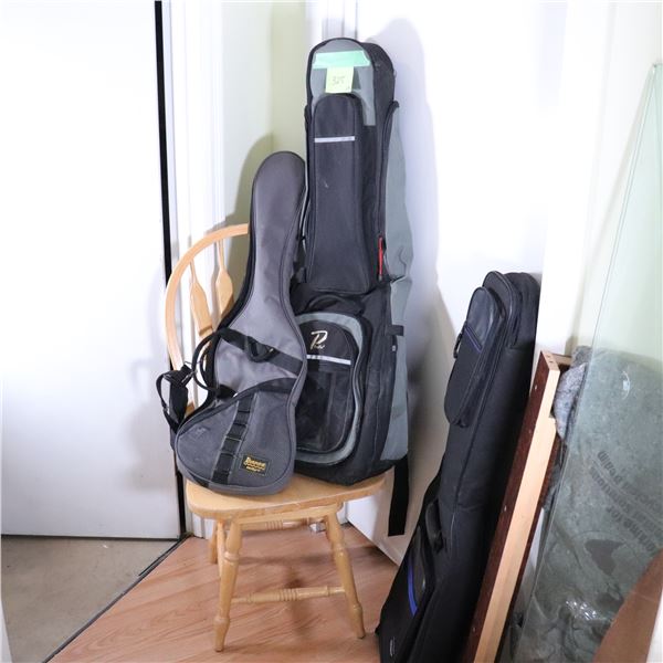 Three Modern Soft Guitar Gig Bags