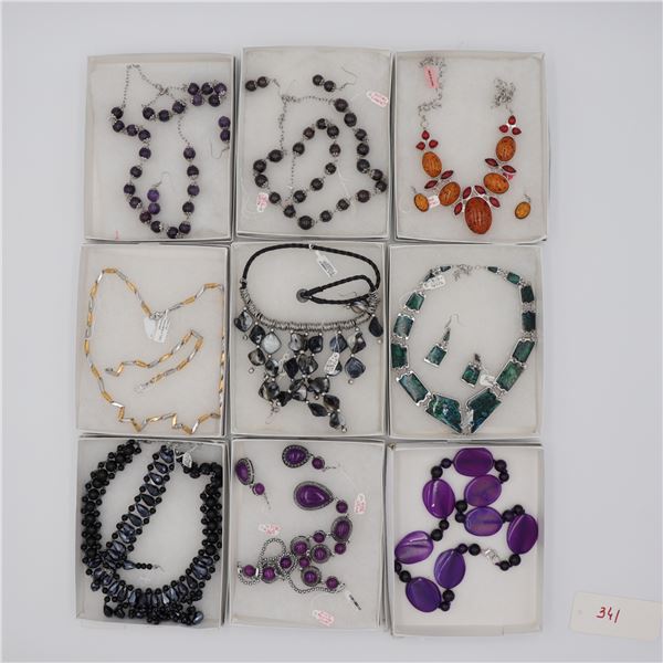 Group of Nine Boxed Costume Jewelry Sets