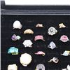 Image 4 : Lot of 32 Assorted Costume Rings