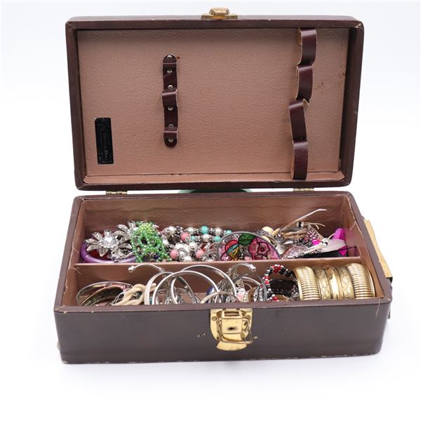 Jewelry Box with Mixed Costume Jewelry