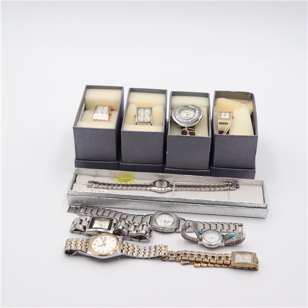 Group of 10 Contemporary Fashion Wristwatches,