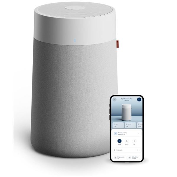BLUEAIR BLUE PURE 311i MAX HEPA SILENT AIR PURIFIER, 2107 SQ FT - TESTED WORKING, RETAIL $319