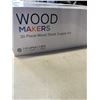 Image 3 : 2 NEW 30PC WOOD STOCK SUPPLY KITS, 2 HOT GLUE GUN STANDS W/ 20 STICKS, AND 5 MECHANICAL CITY KITS