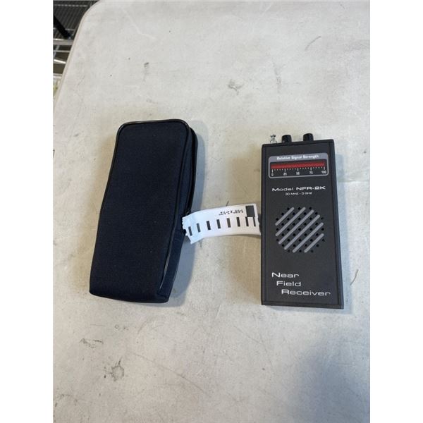 NEAR FIELD RECEIVER, RELATIVE SIGNAL STRENGTH, MODEL NFR-2K