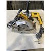 Image 1 : DEWALT ELECTRIC DRILL AND SKILL SAW BOTH WORKING