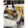 Image 2 : DEWALT ELECTRIC DRILL AND SKILL SAW BOTH WORKING