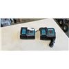 Image 1 : 2 MAKITA BATTERY CHARGERS - WORKING