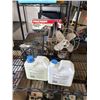 Image 1 : FOG MACHINE WITH SOLUTION AND ANTIQUE METAL FAN