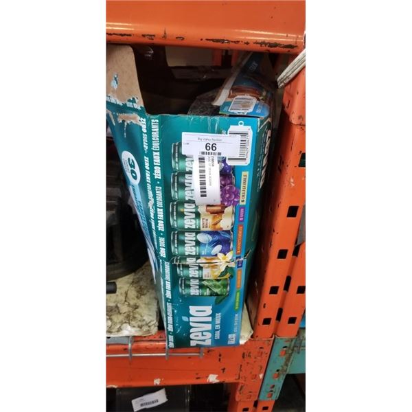 FULL CASE OF ZEVIA SODAS