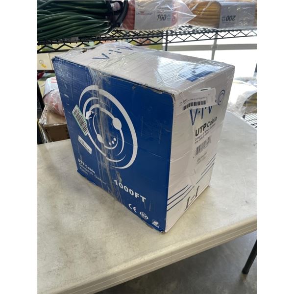 VIVO 1,000 FT UTP CABLE CATEGORY 6 OUTDOOR 4 PAIRS