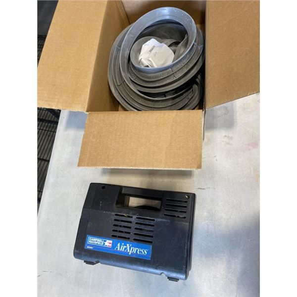 AS NEW WASHERING MACHINE GASKET AND AIR EXPRESS COMPRESSOR