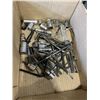 Image 4 : 2 BUNDLES OF  3/8" AND 1/2" SOCKETS AND BOX W/ ALAN KEYS
