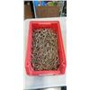 Image 2 : 2 PLASTIC CONTAINERS WITH 3" WOOD SCREWS