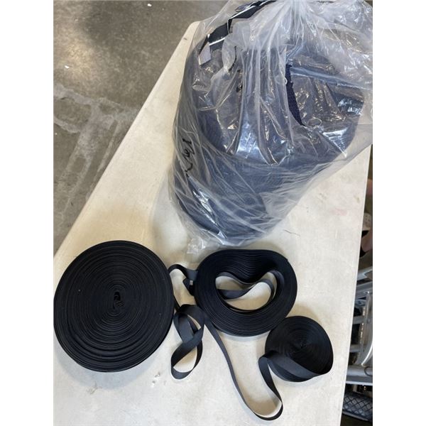 ROLLS OF BLACK BANDING