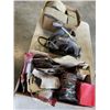 Image 1 : ASSORTED AUTOMOTIVE PARTS, MOSTLY NEW, AND 3 LOAD STRAPS