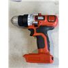 Image 4 : AS NEW BLACK AND DECKER 20C CIRCULAR SAW, DRILL AND ADAPTER BIT SET IN CARRY BAG WITH CHARGER