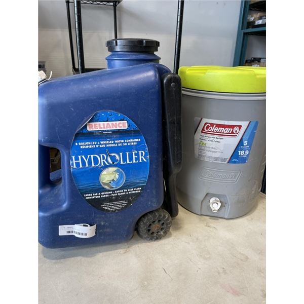 2 PORTABLE WATER JUGS