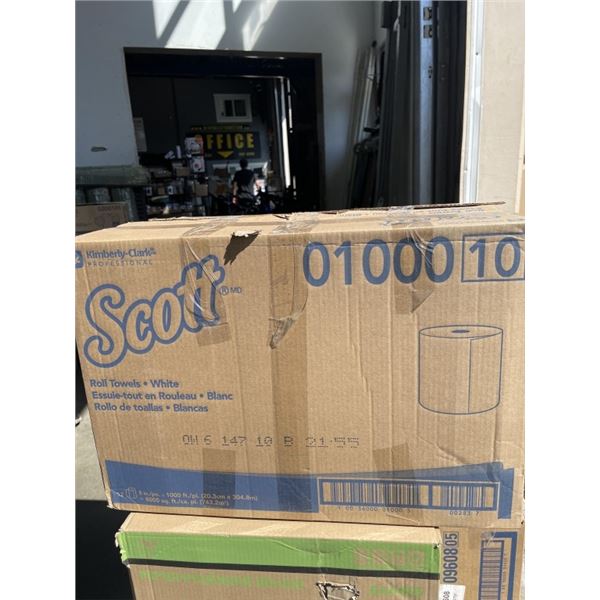 12 SCOTT PAPER TOWEL ROLLS