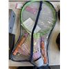 Image 3 : 2 NEW BADMINTON SETS, ONE IS LED AND BAT CATCHERS MASK AND 2 DOMINOS SETS