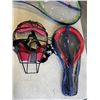 Image 4 : 2 NEW BADMINTON SETS, ONE IS LED AND BAT CATCHERS MASK AND 2 DOMINOS SETS