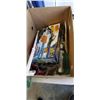 Image 3 : TRAY OF ASSORTED HAND TOOLS AND AUTOMOTIVE AND SHOP ITEMS, LOTS OF NEW ITEMS