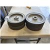 Image 1 : 4 HARD DOLLY WHEELS