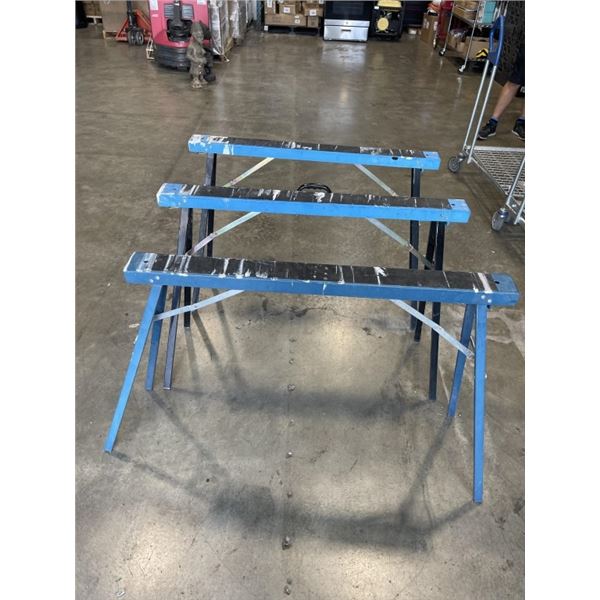 3 MASTERCRAFT SAW HORSES