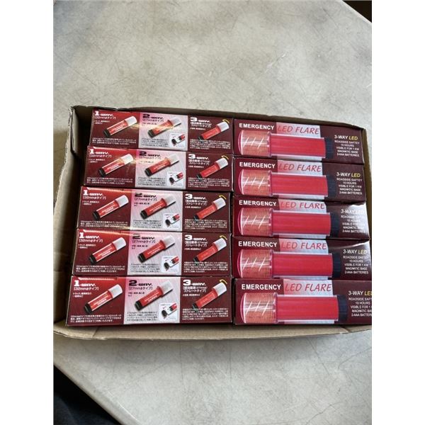 10 NEW LED EMERGENCY FLARES