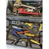 Image 1 : 2 TRAYS OF VARIOUS TOOLS, WRENCHES, FILES, ETC