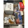 Image 1 : TRAY  OF TOOLS, LIGHTS, HARDWARE KITS, ETC