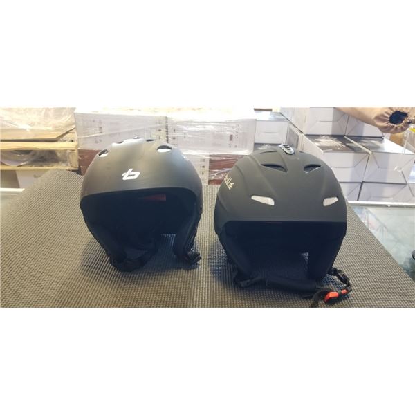 2 BOLLE HELMETS IN CARRY BAGS