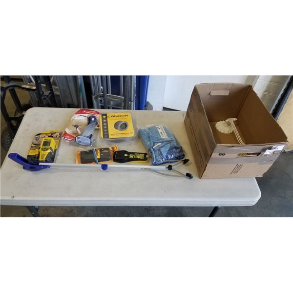 SHOP HARDWARE. GRABBER, PAINT BUDDY, STUD SENSOR ETC