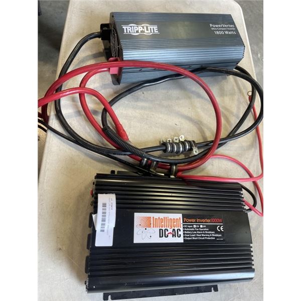 TRIPP LITE AND INTELLIGENT 1000 WATT AND 1800 WATT INVERTERS