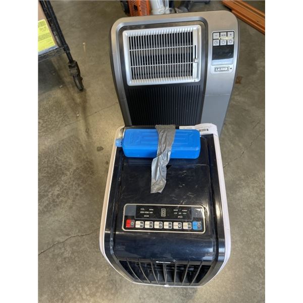 LASKO ELECTRIC HEATER AND COSTWAY AIR CONDITIONER - NO ACCESSORIES, WORKING