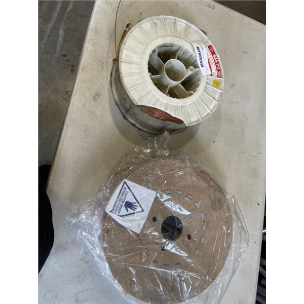 2 SPOOLS OF WELDING WIRE