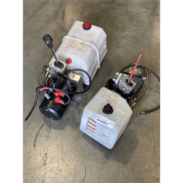2 HYDRAULIC ELECTRIC PUMPS