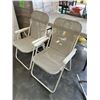 Image 4 : PATIO ROCKER AND 2 FOLDING PATIO CHAIRS