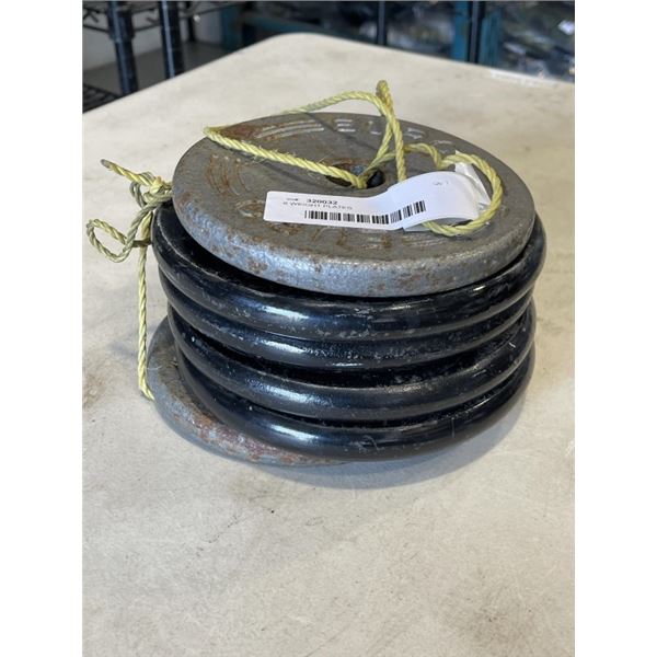 6 WEIGHT PLATES