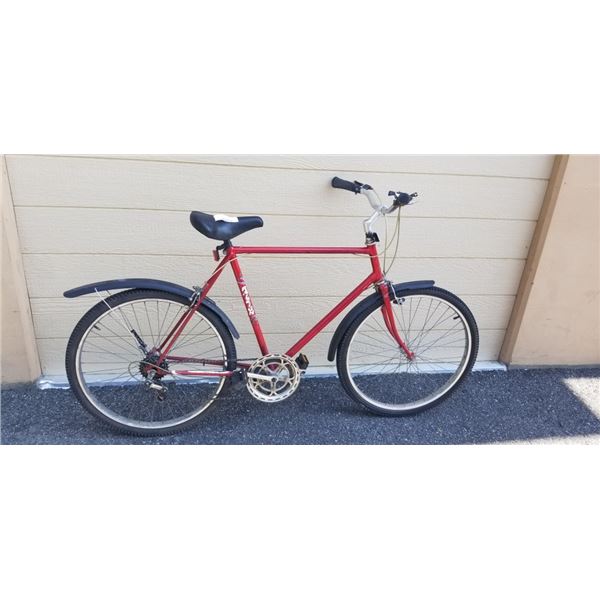 RED RALEIGH BIKE